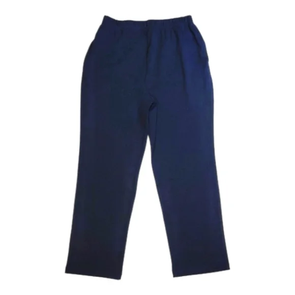 Lands' End Sport Knit High Rise Elastic Waist Pull On Pants - Picture 7 of 8